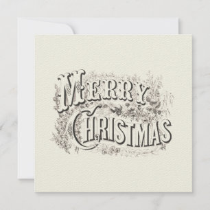 VINTAGE "GOD JUL" CHRISTMAS GREETING CARD