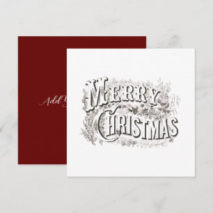 VINTAGE "GOD JUL" CHRISTMAS GREETING CARD