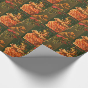 Vintage God jul Helgdag Presentpapper