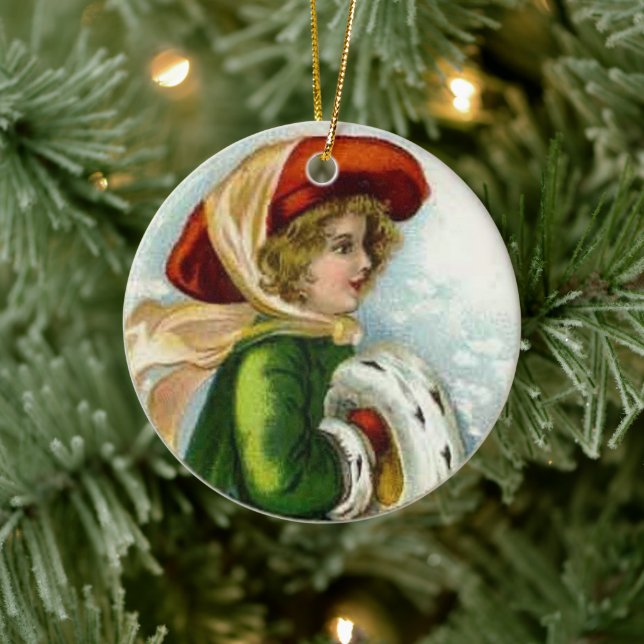 Vintage God jul Ornament (Träd)