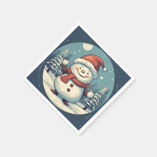 Vintage God Jul Pappersservett (Hörn)