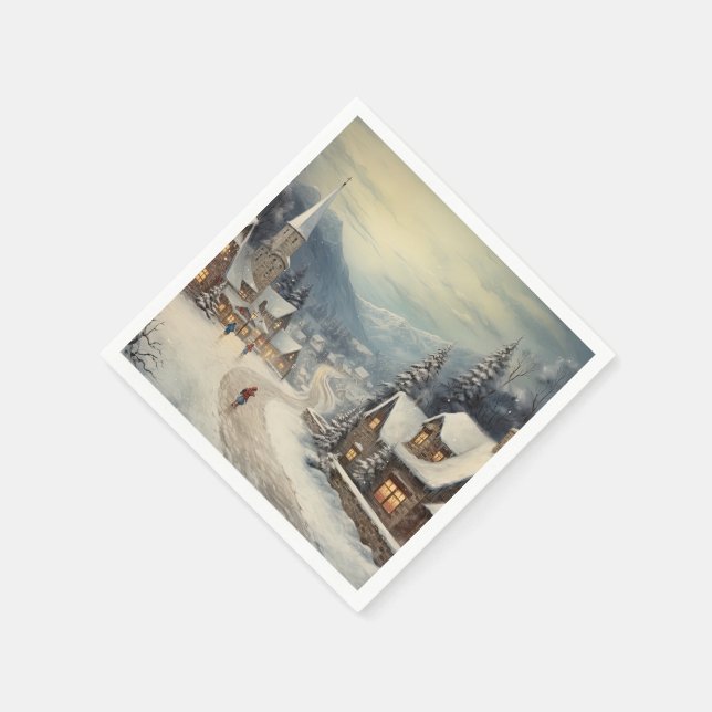 Vintage God jul Pappersservett (Hörn)