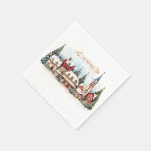 Vintage God jul Pappersservett