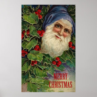 Vintage God jul Poster