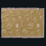 vintage god jul presentlådan mönster filt<br><div class="desc">vintage god jul presentlådan mönster</div>