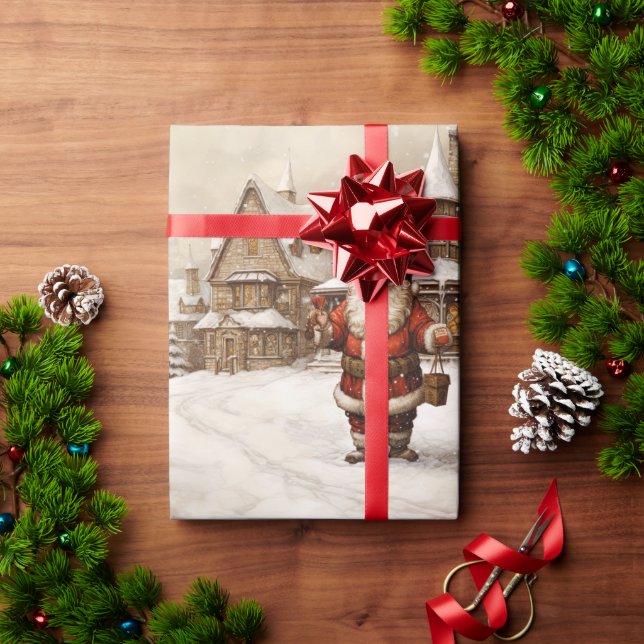 Vintage God jul Presentpapper (Julgåva)