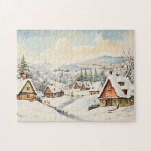Vintage God jul Pussel