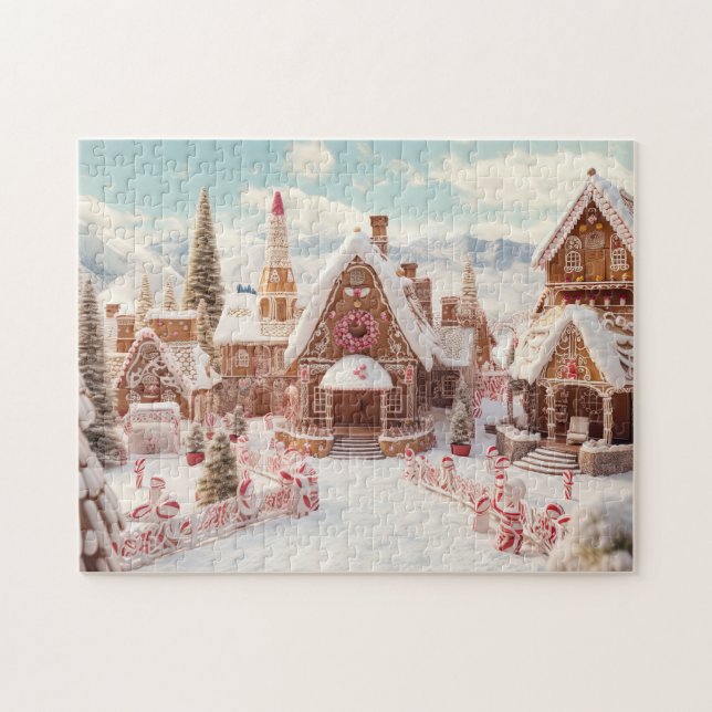 Vintage God jul Pussel (Horisontell)
