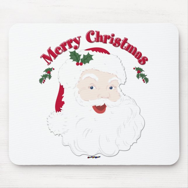 Vintage God jul Santa Musmatta (Framsidan)