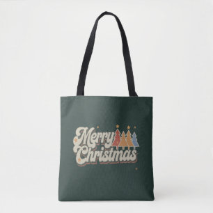 Vintage God Jul Semester Julfirande Tygkasse