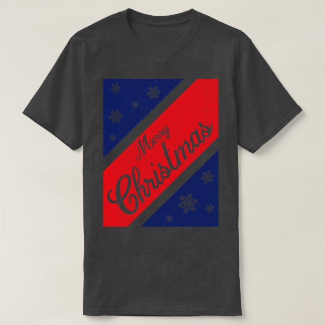 Vintage God jul T Shirt (Design framsida)