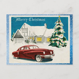 Vintage God jul Vykort