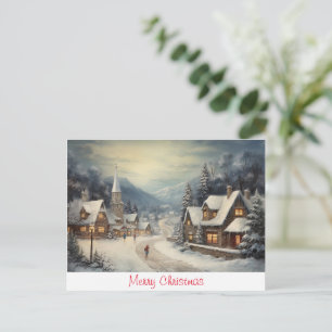 Vintage God jul Vykort