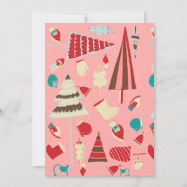 Vintage God Rosa Julkort