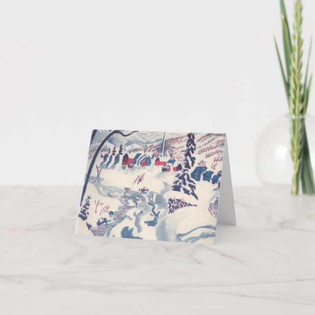 Vintage God Tack Helgkort (Framsida)