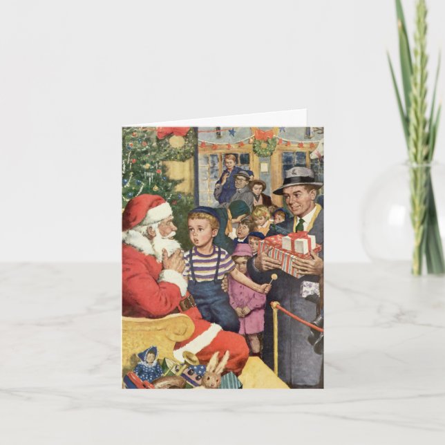 Vintage God Tack Helgkort (Framsida)