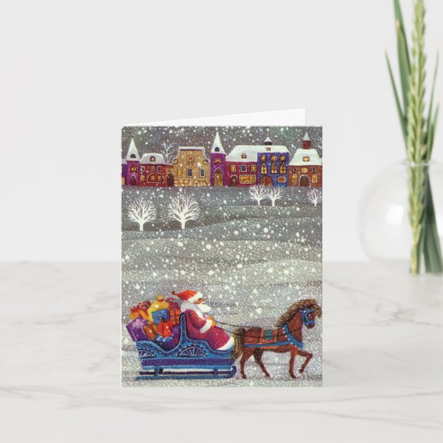 Vintage God Tack Kort (Framsida)