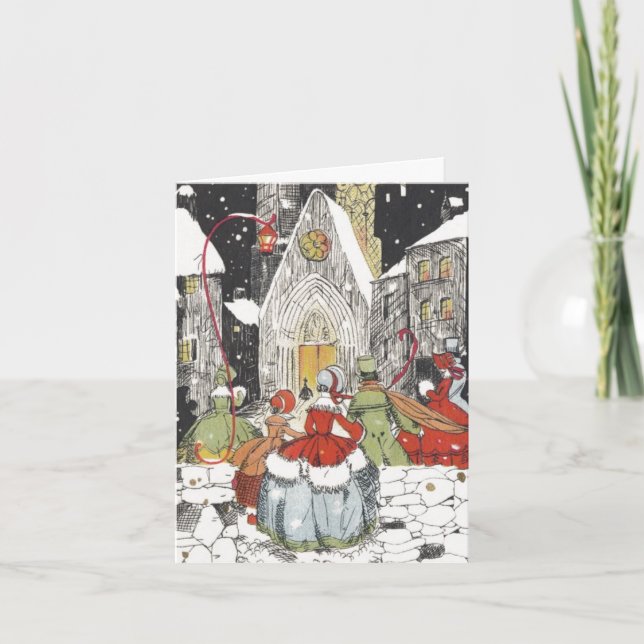 Vintage God Tack Kort (Framsida)