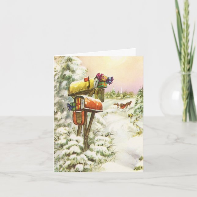 Vintage God Tack Kort (Framsida)