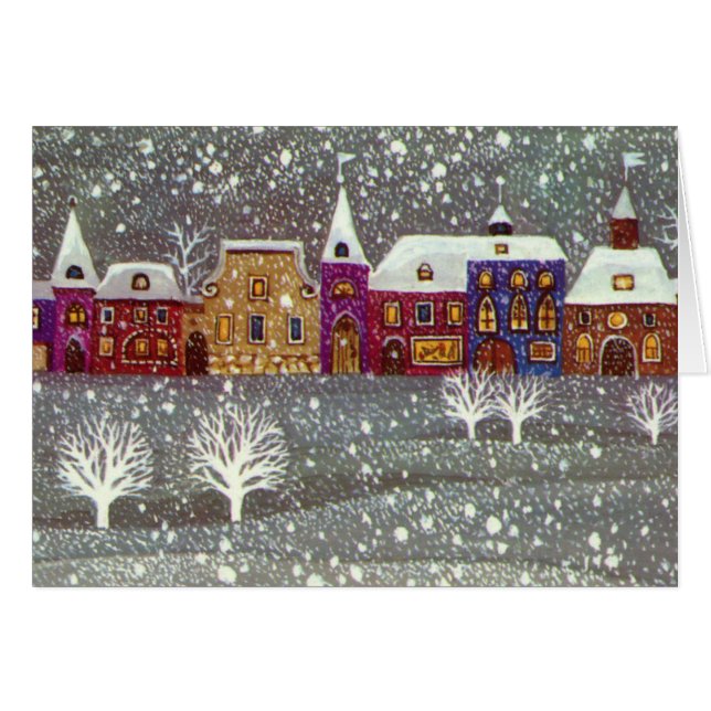 Vintage God Tack OBS Kort (Framsidan Horizontal)