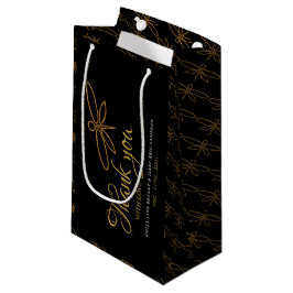 Vintage Gold Foil Dragonfly Wedding Favor