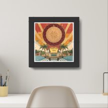 Vintage Golden Age Travel Poster