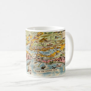 Vintage Golden Grind San Francisco Kaffemugg