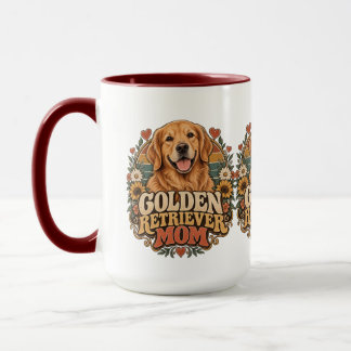 Vintage Golden Retriever Mamma Mugg