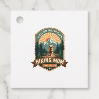 Vintage Golden Retriever Vandring Mama Stigtestad Gåvor Etiketter