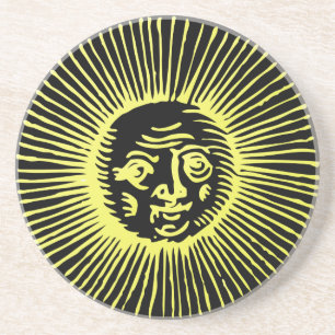 Vintage Golden Sol Underlägg Sandsten