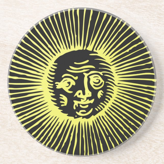 Vintage Golden Sol Underlägg Sandsten (Framsidan)