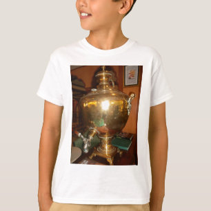Vintage Golden Tea Pot Wall Art & Print T Shirt