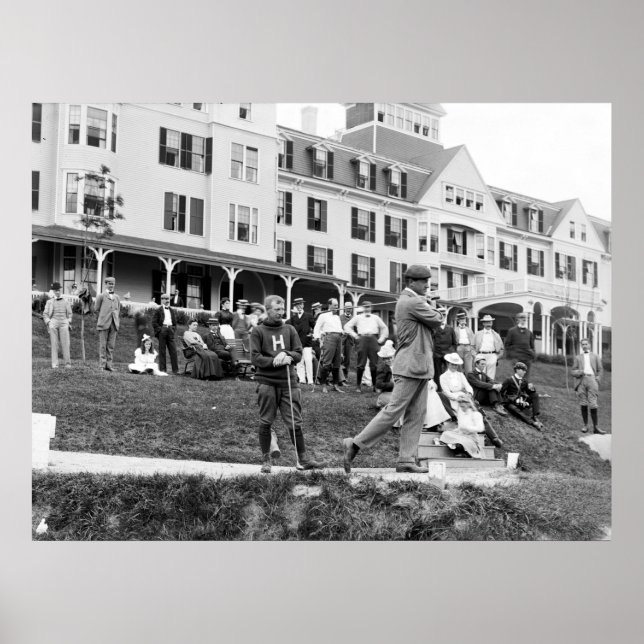 Vintage Golf, 1890-tal Poster (Framsidan)