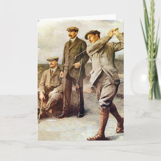 Vintage Golf Kort (Framsida)