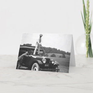 Vintage Golf-kort Helgkort