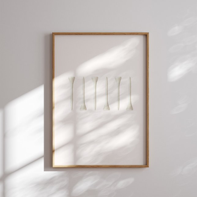 Vintage Golf Tee Väggkonst (Skapare uppladdad)