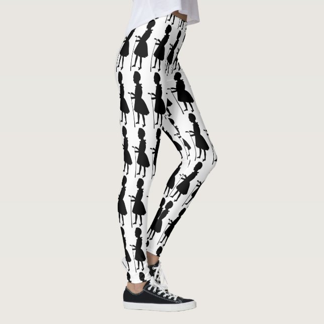 Vintage Golfer Design Leggings (Höger)