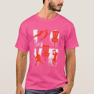 Vintage Golfer Disk Golf För manar Women Boy T Shirt