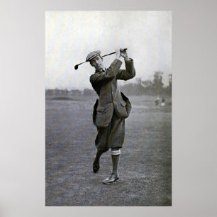 Vintage Golfer: George Duncan Poster