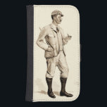 Vintage Golfer med tobaksrök och rötter Samsung S4 Plånboksfodral<br><div class="desc">Han verkar vara redo till att slå banden. Ett underbart biet som skildrar en vintage golfer som håller ett tobaksrör,  redo till strejka a hål i ett. Köp ditt exemplar idag!</div>