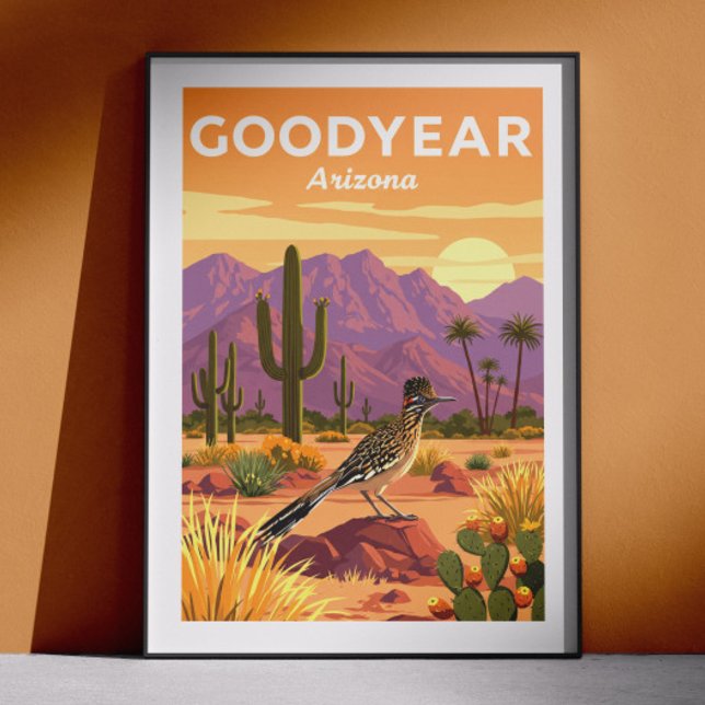 Vintage Goodyear Arizona Poster (Skapare uppladdad)