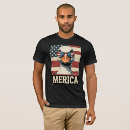 Vintage Goose Merica 4:e av July patriotic T Shirt