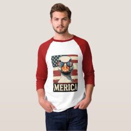 Vintage Goose Merica 4:e av July patriotic T Shirt