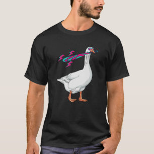 Vintage Goose Wearing Sunglasses Anka Chicken Retr T Shirt