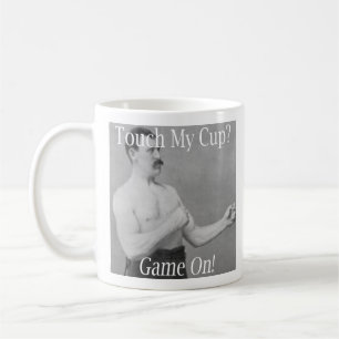 Vintage gör inte handlag min för mankaffe för kaffemugg