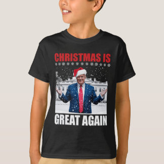 Vintage Gör julen Underbar igen Julafton Funny Tru T Shirt