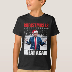 Vintage Gör julen Underbar igen Julafton Funny Tru T Shirt