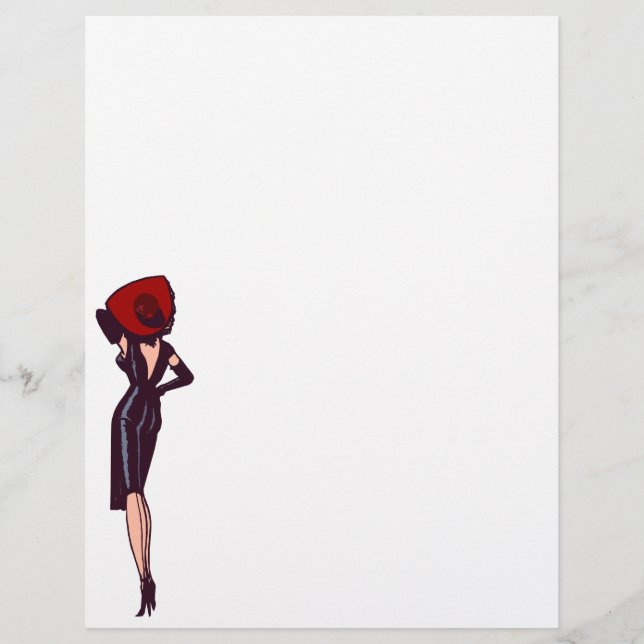 Vintage Gorgous Glamor Girl Retro Pinup (Framsida)