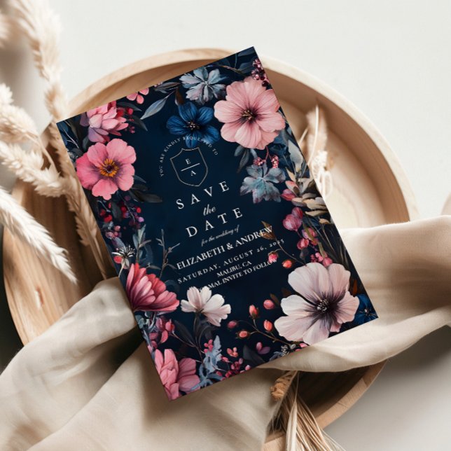 Vintage Goth Bröllop Aesthetic Spara Datumet (Skapare uppladdad)