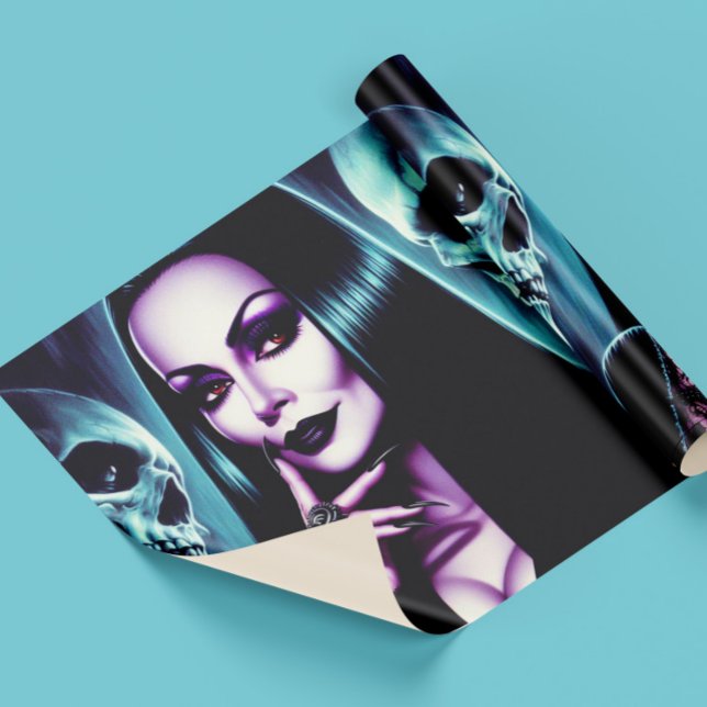 Vintage Goth Kvinna Presentpapper (Skapare uppladdad)